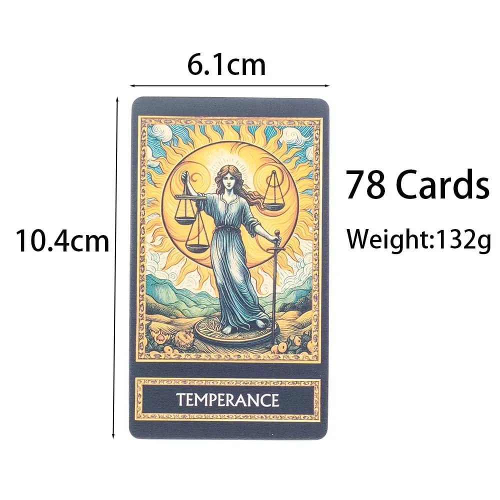 Van Gogh Tarot 78 Kaartspel Bordspellen Illustratie Waarzeggerij Wijsheid Orakelkaarten Party Desktop Speelgoed Entertainment Vrije tijd — image 2