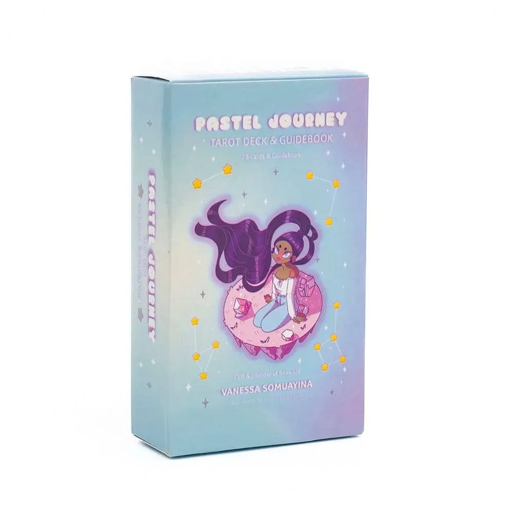 Mèo Con Bộ Bài Tarot 78 Chiếc Màu Đen Trắng Dễ Thương Dành Cho Người Mới Bắt Đầu Phiên Bản Bí Ẩn Board Game Vui Vẻ Bói Bộ — image 9