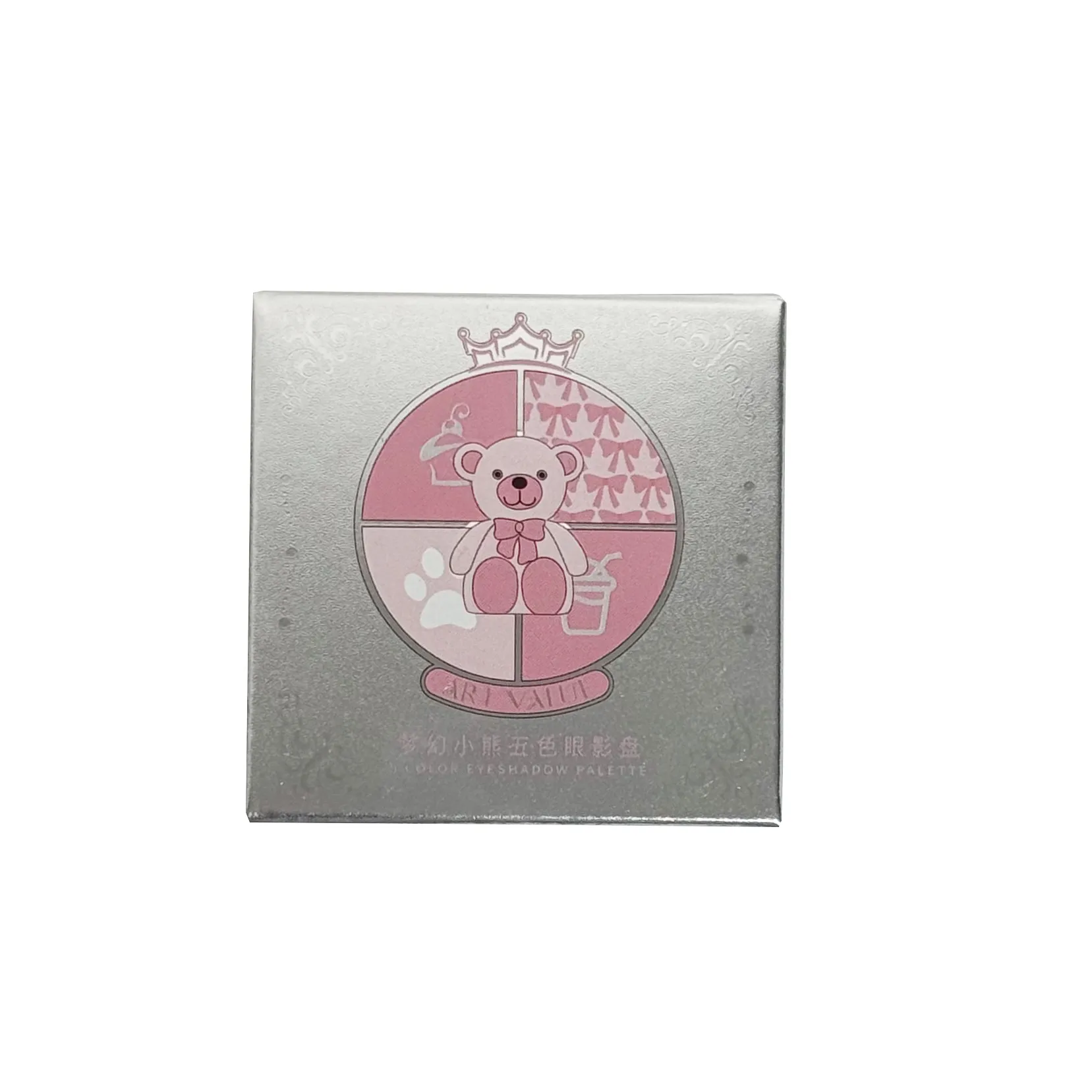 Ögonskuggspalett Blush Highlight Makeup Pearly Highgloss Shimmer Rosa Brun Jordfärg Fina paljetter Ögonskugga — image 5
