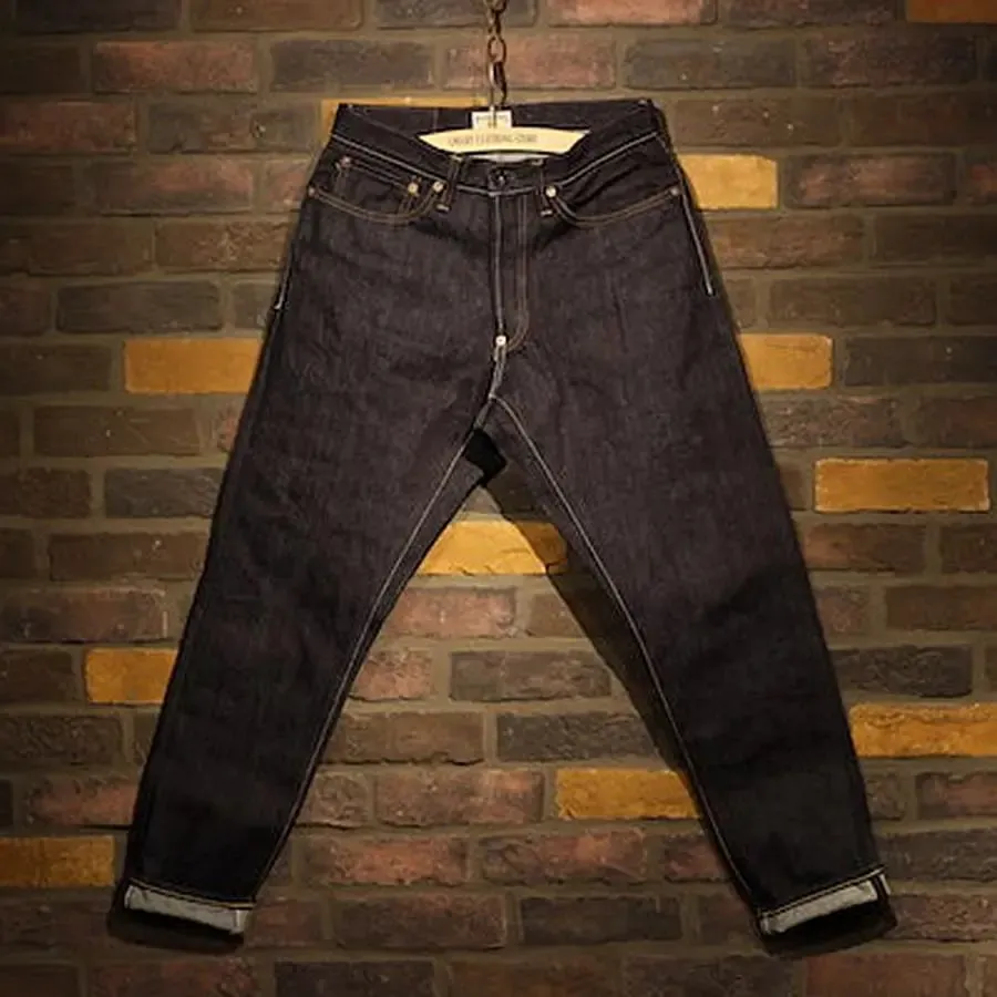Pherrows 10th Anniversary Indigo 15.2oz กางเกงยีนส์ Deerskin Vintage Red Ear — image 4