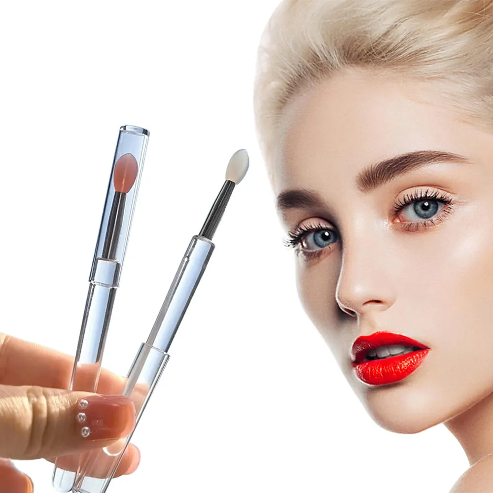 3/15PCS Silicone Lip Mask Applicator Reusable Lip Brush Transparent Lipstick Tool For Lip Gloss Eyeshadow Brushes Makeup Tools — image 6