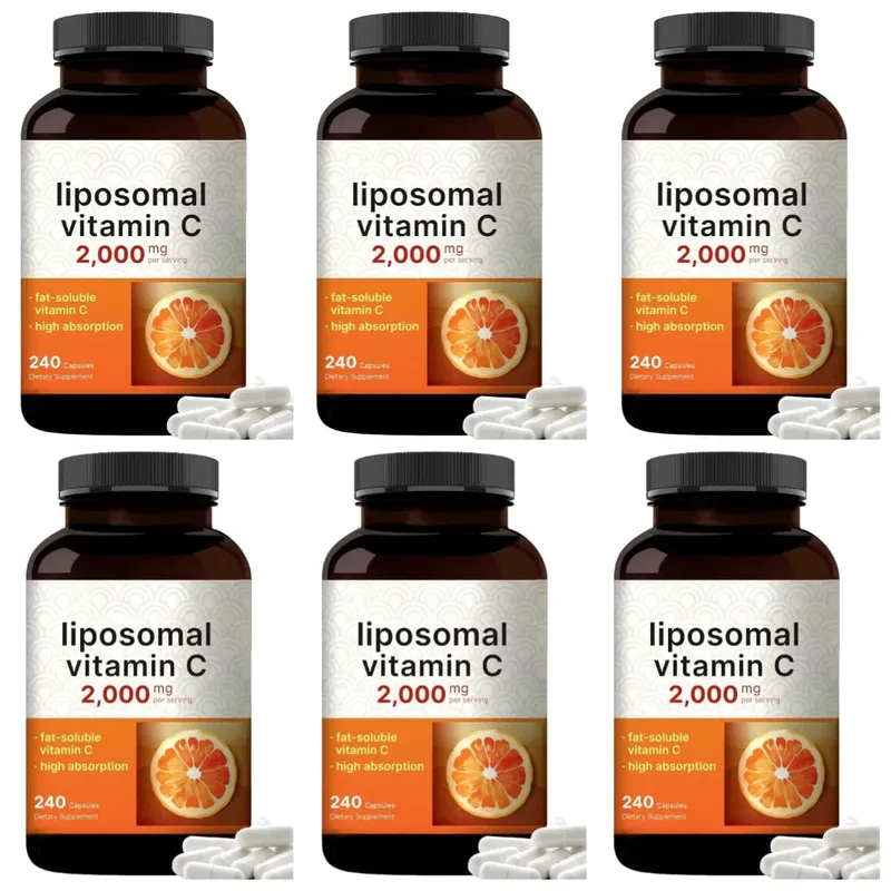 Liposomal Vitamin C 2000mg High Absorption Fat-Soluble 240 Capsules 60 Servings Non-GMO Gluten Free — image 11