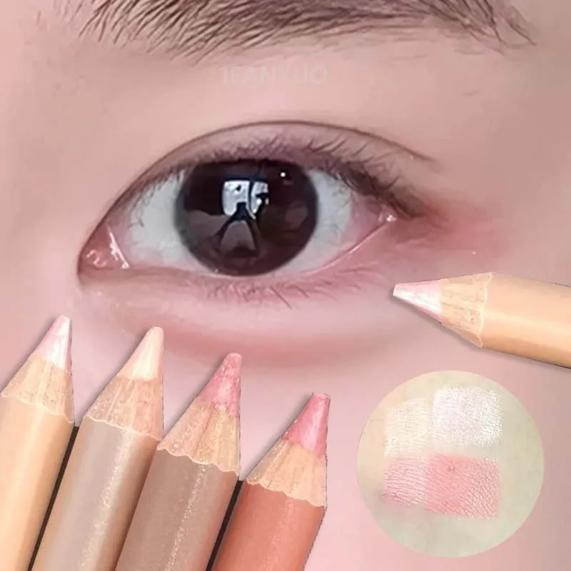 3D Under-Eye Highlighter Pen Vandtæt Smudge Langtidsholdbar funklende Silkworm Pen Multi-Use Eye Liner Brightening Eye Makeup — image 1