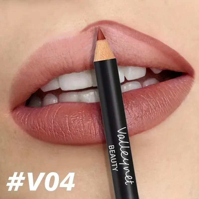 Wood Velvet Matte Lip Liner | Long-Lasting Non-Drying | Versatile Colors | Includes Berry Brown Pink Purple and Red — image 11