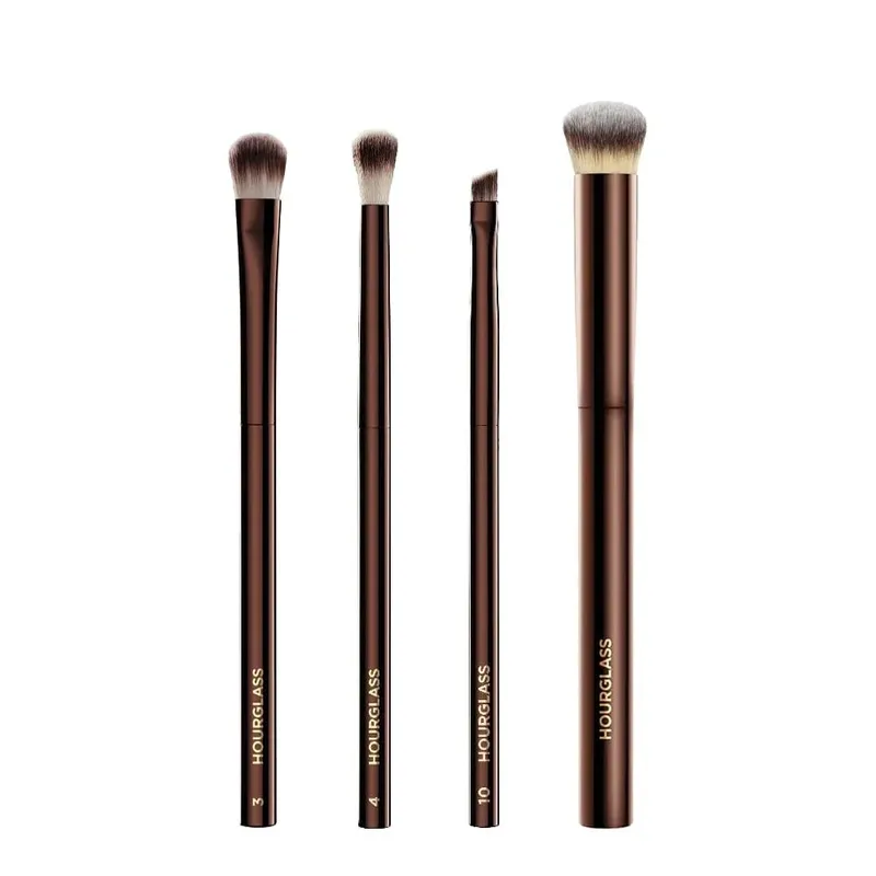 Sanduhr-Augen-Make-up-Pinsel-Set, luxuriöses Lidschatten-Kosmetikpinsel-Set, Mischen, Formen, Konturieren, Hervorheben, Brauen, Concealer, Liner — image 10