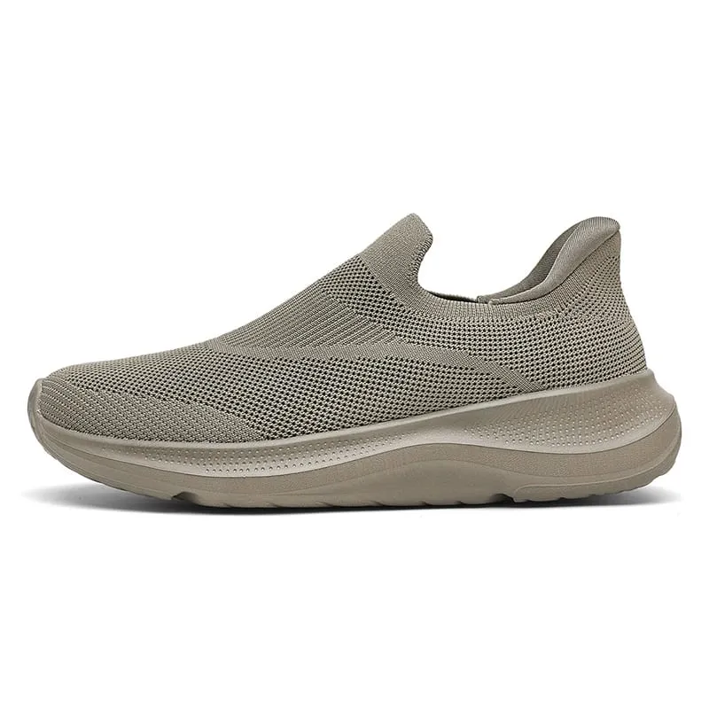 Zapatos transpirables de punto con plataforma para caminar, zapatillas deportivas ligeras con cojín antideslizante, zapatillas informales para hombres y mujeres de alta calidad — image 8