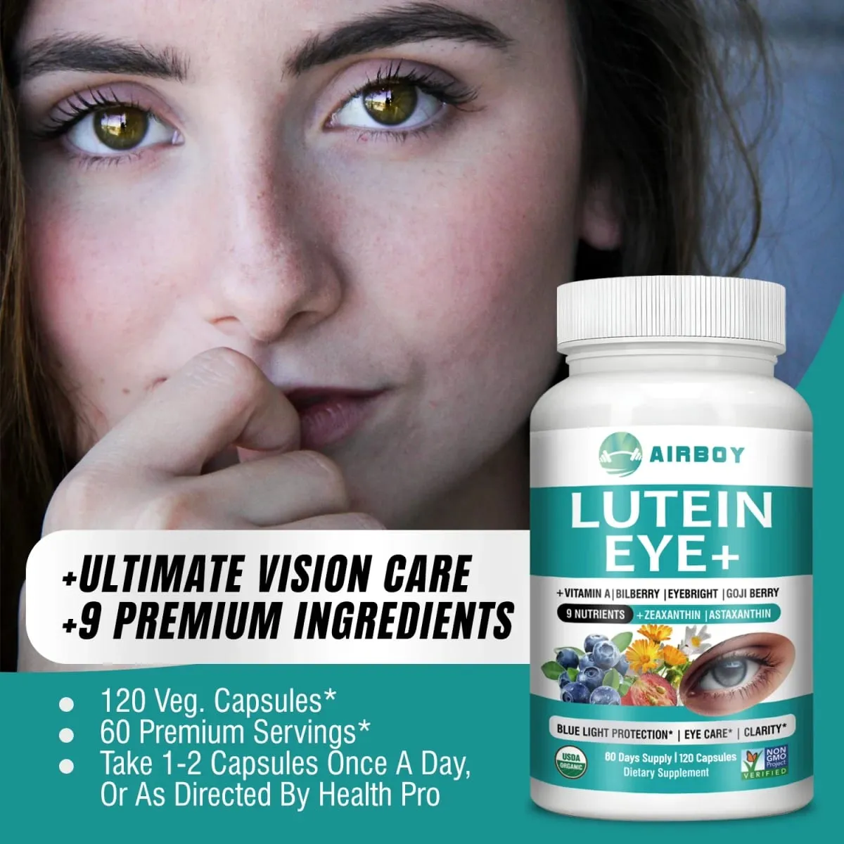 Lutein Eyes - บรรเทาความเมื่อยล้าของดวงตา ปรับปรุงอาการบวมน้ำของดวงตาและปรับปรุงสุขภาพการมองเห็น — image 4
