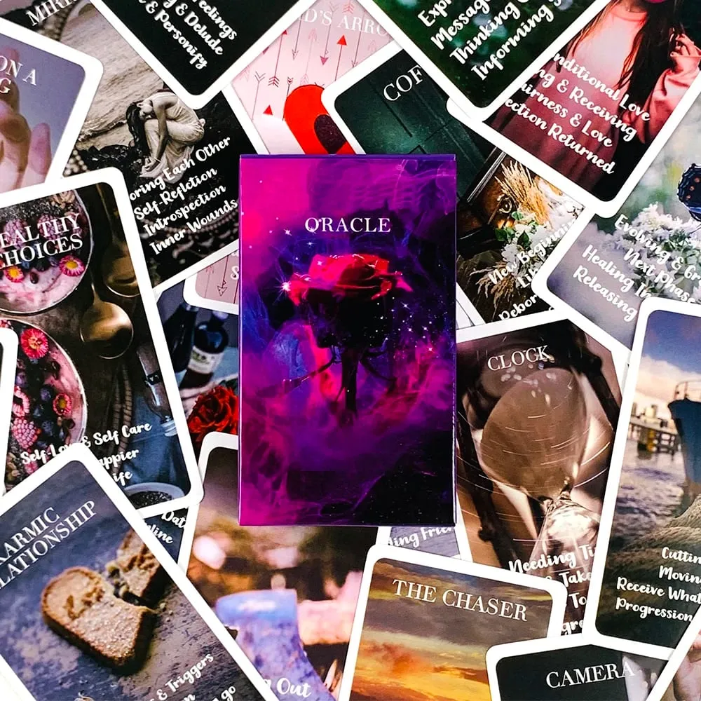 Wykwintne karty Oracle 53 Talia Oracle Divination Edition Borad Granie w gry Idealny wieczór na randkę Romantyczny prezent na Walentynki — image 3