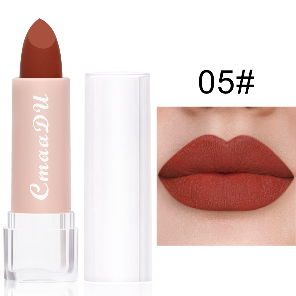 1 Pcs Velvet Matte Lipstick Long-Lasting Non-Stick Cup Waterproof Moisturizing Lip Gloss Fashion Classic Shades For Daily & Date — image 13