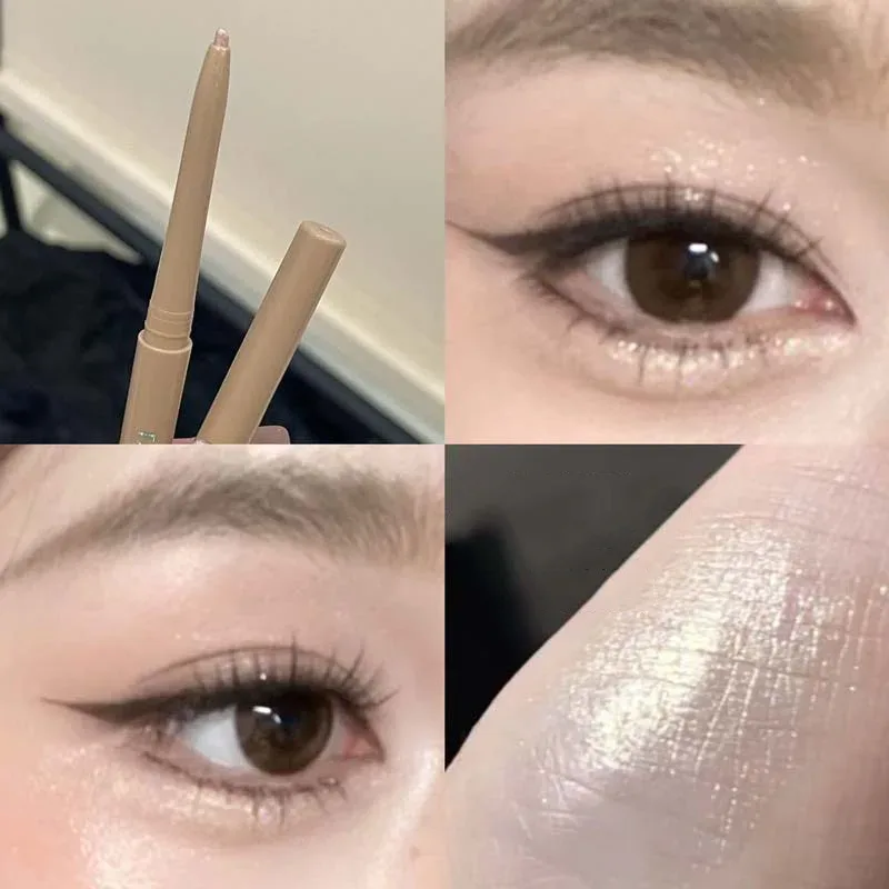 Lápiz de gusano de seda de color rosa mate, brillo Natural, sombra de ojos, lápiz suave, secado rápido, cosméticos de maquillaje de belleza para ojos, 1 ud. — image 8