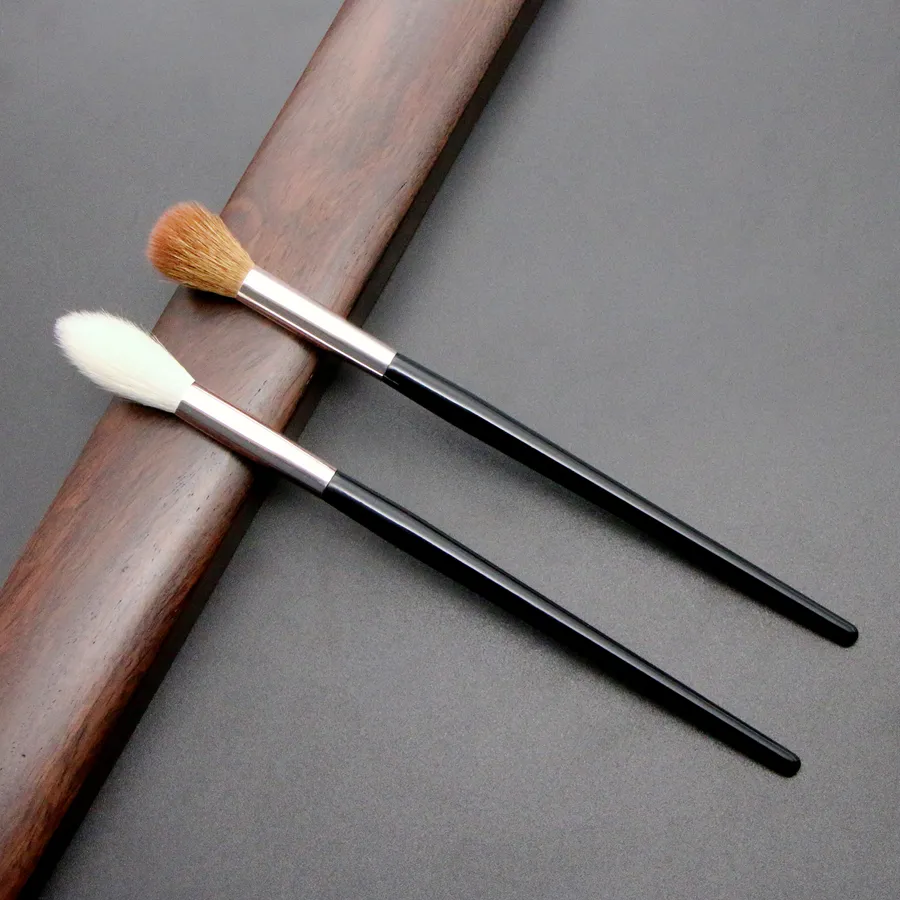 Highlighter Make-up Pinsel Top Ziegenhaar Hochwertige Lidschatten Blender Kontur Augenbrauen Lidschatten Make-up Pinsel — image 4