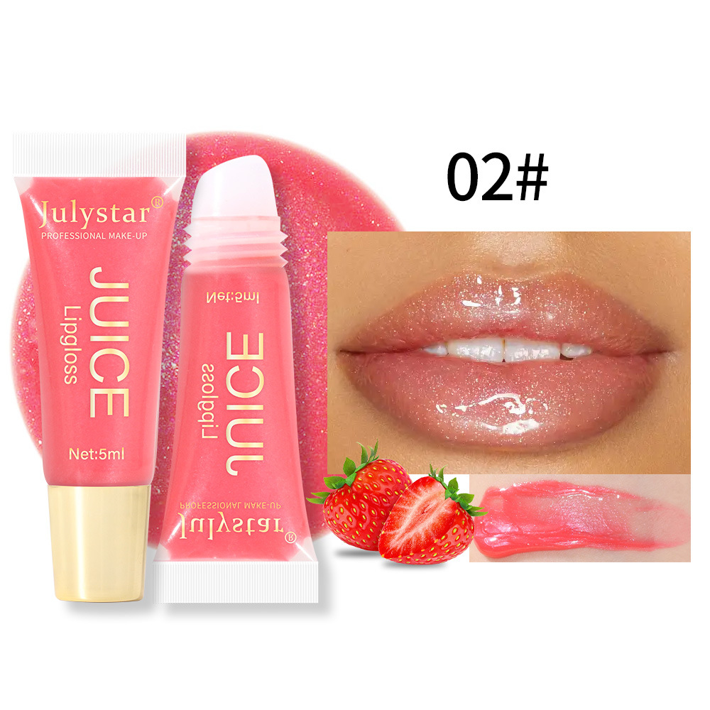 Gloss Bibir Montok Coklat Bogel Melembapkan Minyak Bibir Buah-buahan Lutsinar Kesepenuhan Bibir Tint Aplikator Solek Tiub Lembut Penjagaan Kecantikan — image 7