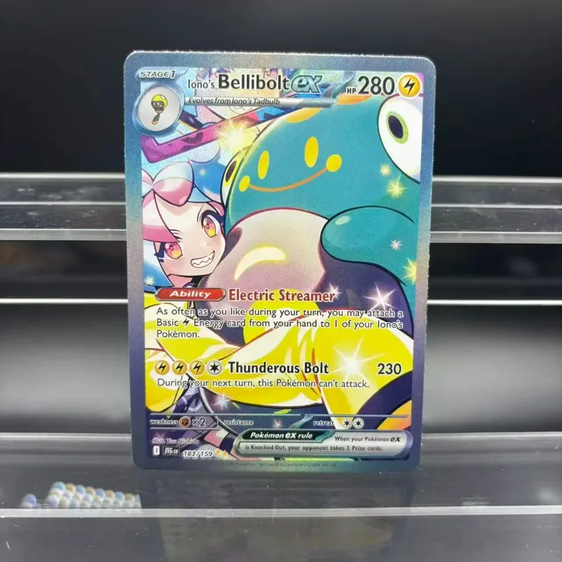 Kad Koleksi DIY Psyduck Salamence Crobat Mewtwo ex EN Buatan Sendiri Kad Tunggal Permainan Klasik Anime Kad Hadiah Mainan — image 26