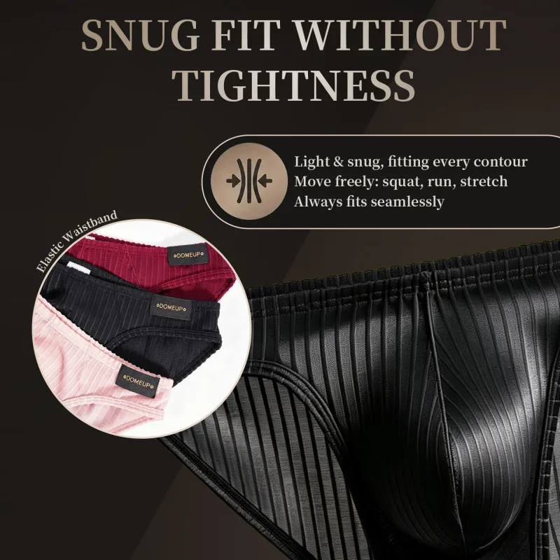 Quần Lót Nam Gân Họa Tiết Nam Ngắn Nylon Elastane Quần Lót Nhẹ Mỏng Thoải Mái Nam Tam Giác Quần Lót M‑XXL — image 25