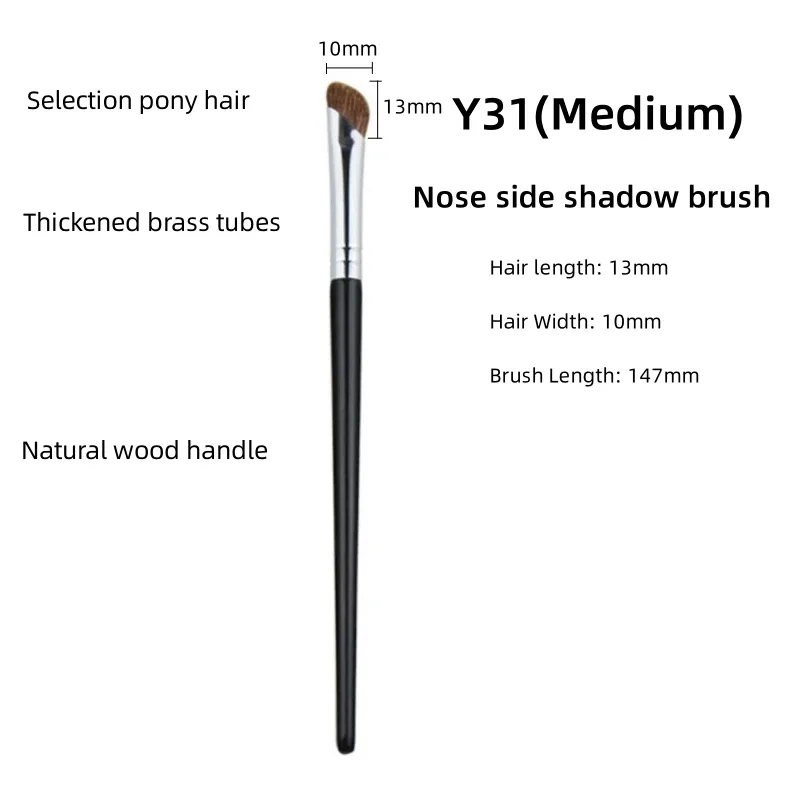 Highlighter-Make-up-Pinsel, Rouge, natürliches Haar, hochwertiger Lidschatten-Mixer, Kontur-Augenbrauen-Lidschatten-Make-up-Pinsel — image 24