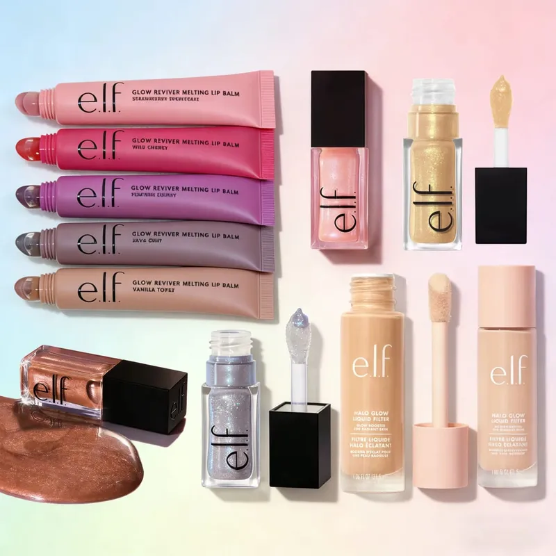 ELF Fashion maquillage cosmétiques fond de teint liquide correcteur et brillant à lèvres éclaircissant avec lumières clignotantes huile pour les lèvres finition brillante — image 2