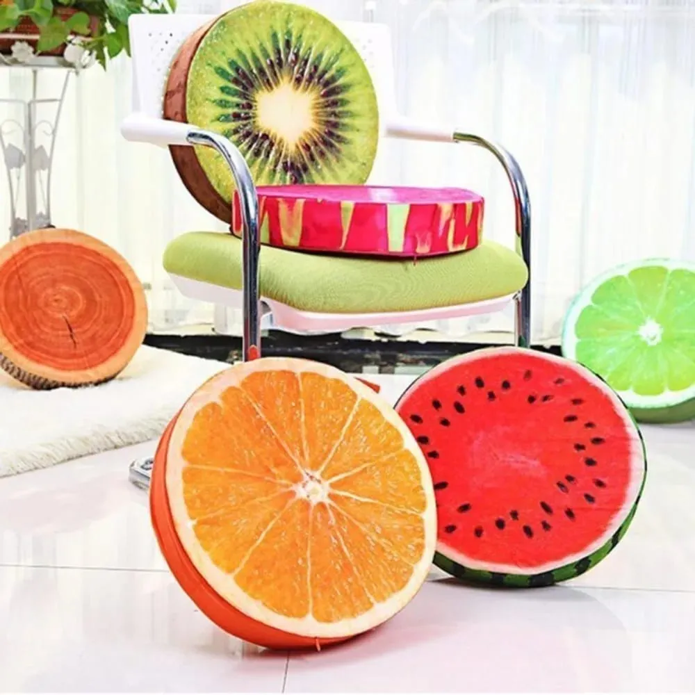Comfortable Soft Toy Garden Dining Outdoor Sofa Round Chair Cushions Fruit Seat Pads Seat Pads — image 4
