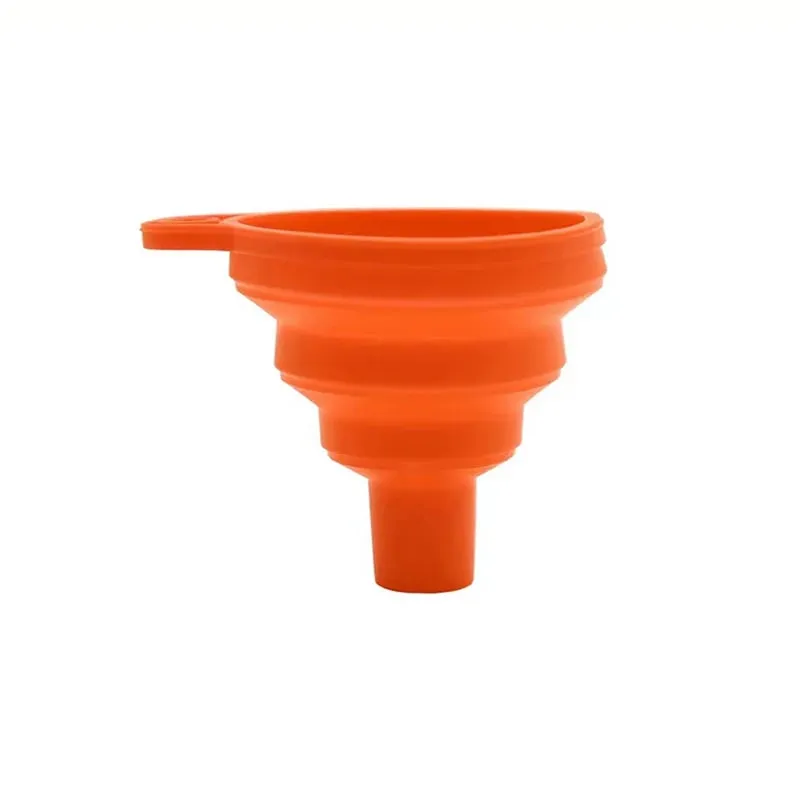 Entonnoir en Silicone pliable, trémie de remplissage S/L pour pot de cuisine, distributeur de bouteilles de vin, transfert automatique d'huile moteur et d'essence — image 8