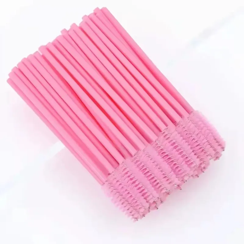 50/500pcs Disposable Eyebrow Eyelash แปรง Wands Eyelash Spoolies Applicator สำหรับ Eyelash Extension แต่งหน้าเครื่องมือขายส่ง — image 2