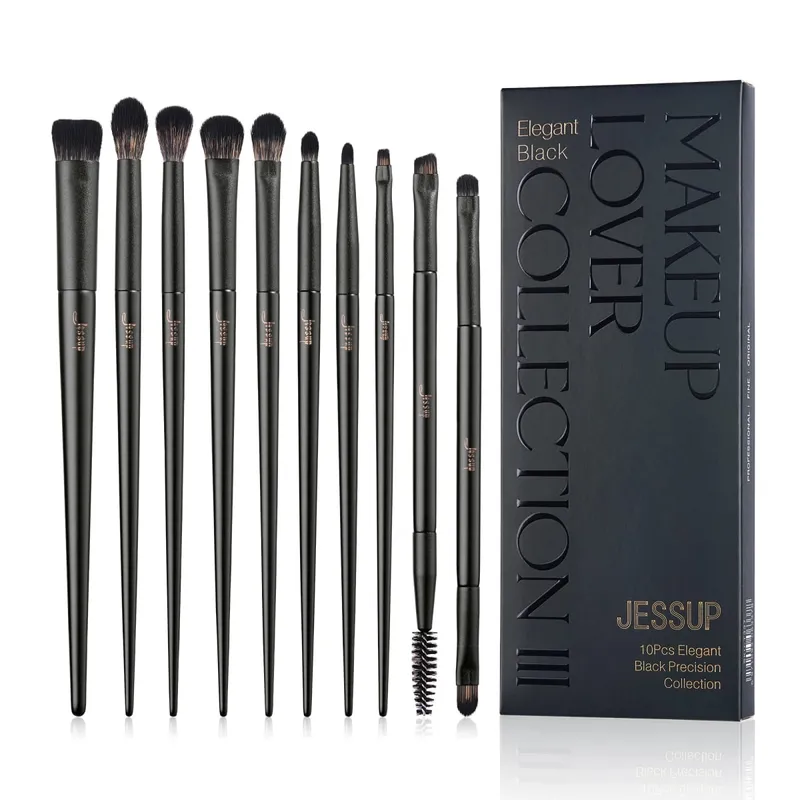 Jessup Makeup Børster Sæt 10-14 stk Make Up Brush Contour Foundation Powder Eyeshadow Highlight Blending Concealer Liner T336 — image 10