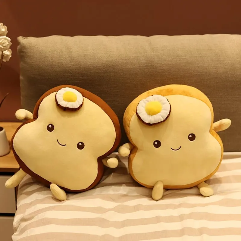 Oreiller en peluche créatif pour Toast, 25CM, mignon, pain doux Kawaii, jouet en peluche, Simulation de nourriture, poupée, oreiller de sommeil, coussin, cadeau pour enfants — image 2