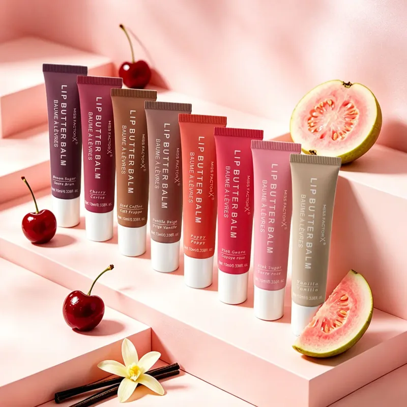 24Pcs 8 Colors Hydrating Butter Lip Gloss Gift Set Moisturizing Glossy Finish For Daily Makeup & Holiday Gifting — image 6