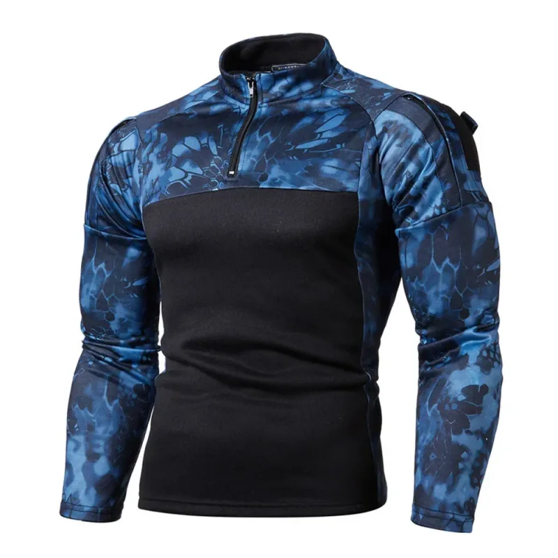 New Pullovers Outdoor Sweatshirt Men Casual Slim Uniform Camouflage Hoodie Clothes Jogging Sweatshirts Long Sleeve Tops