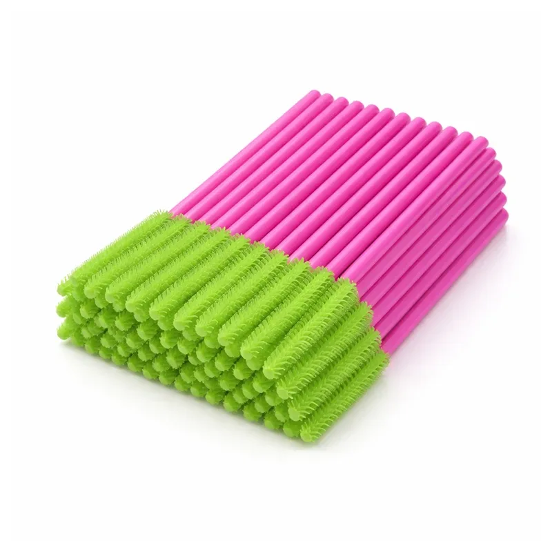 Pennello per ciglia in silicone Bacchette per mascara Applicatore Pettine per sopracciglia Asta Spoolies Pennelli per ciglia Forniture per estensione ciglia Strumenti per trucco — image 12