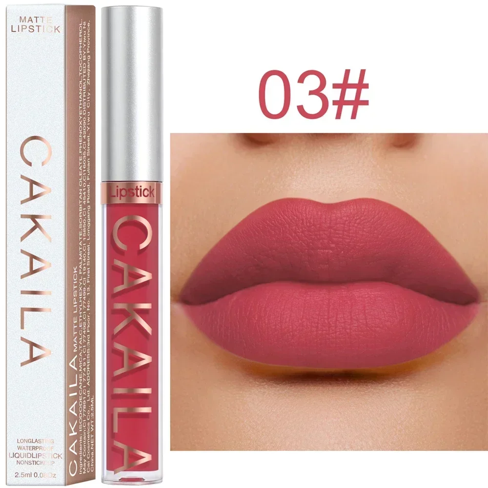 Matte Velvet Lip Glaze Long Lasting Silky Smooth Liquid Lipstick Not Easy To Fade Lip Gloss Makeup Sexy For Women Lip Tint — image 19