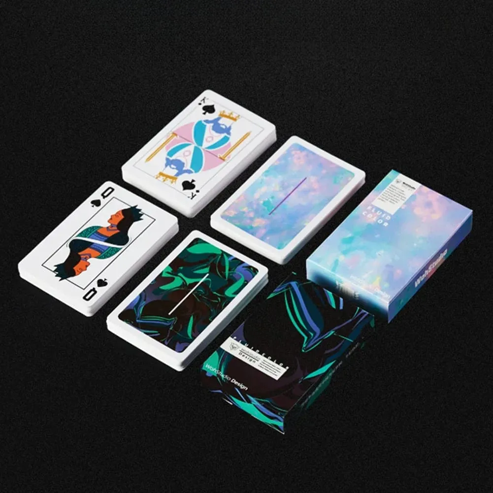 Creative Classic Poker Card Set Základní společenská hra pro setkání Stolní hry Slavnostní zábava Odolné a přenosné hrací karty — image 2