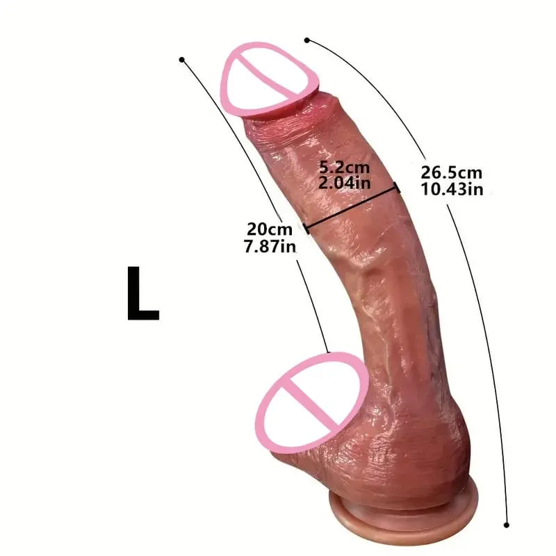 Besar Tebal Realistis Dildo Penis Besar Penetrasi Ganda Anal Plug Vagina Masturbasi Kontol Palsu Mainan Seks Dewasa untuk Wanita Sexuales — image 7
