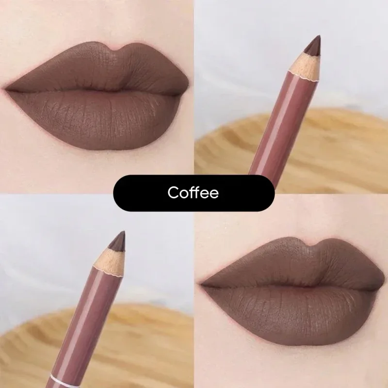 Waterproof Lip Liner Matte Nuede Red Long Lasting Makeup Pens Non-stick Cup Lipstick Women Party Makeup Lip Cosmetics — image 27
