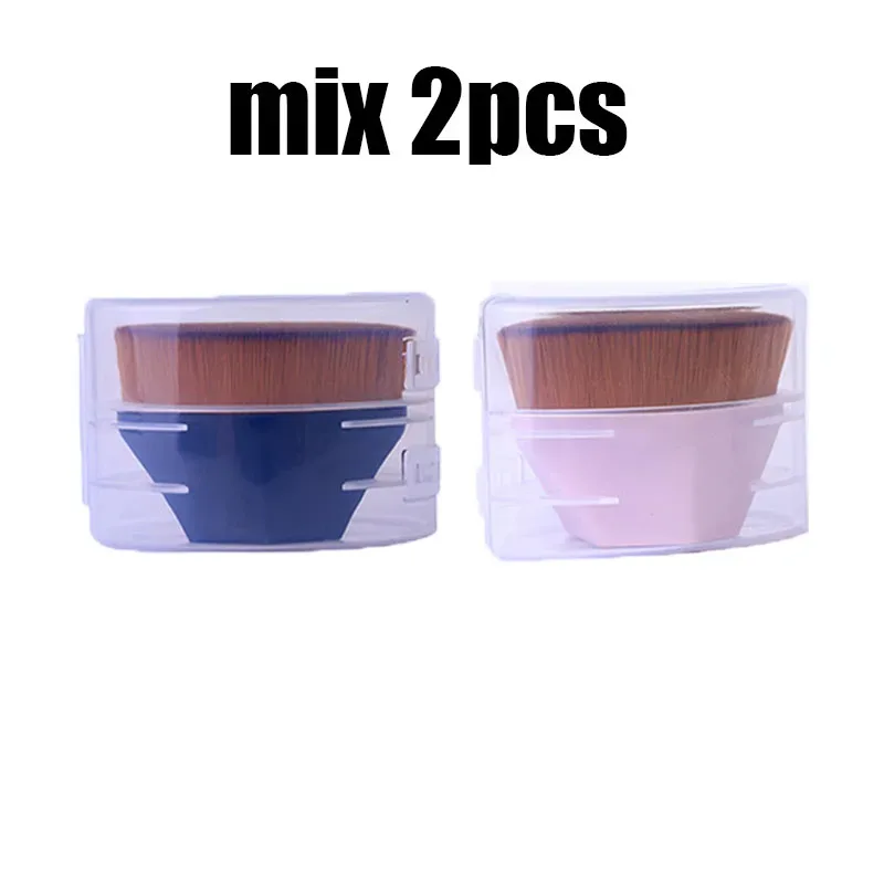 1/2/3/4pcs Berus Solekan Bedak Kecantikan Berus Pemerah Muka Berus Mudah Alih Profesional Kosmetik Solekan Alas Lembut — image 22
