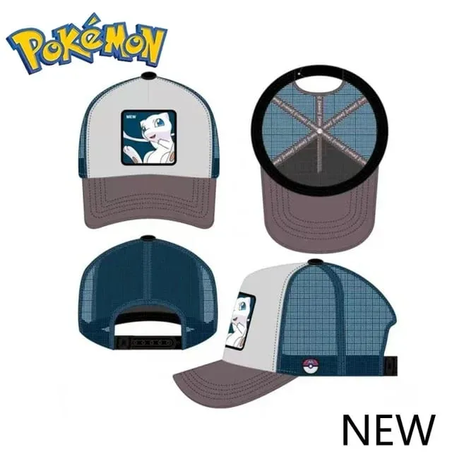 Pokemon Pikachu Berretto da baseball Anime Cartoon Figura Cosplay Cappello regolabile Donna Uomo Bambini Sport Berretti Hip Hop Giocattoli Regalo di compleanno — image 23