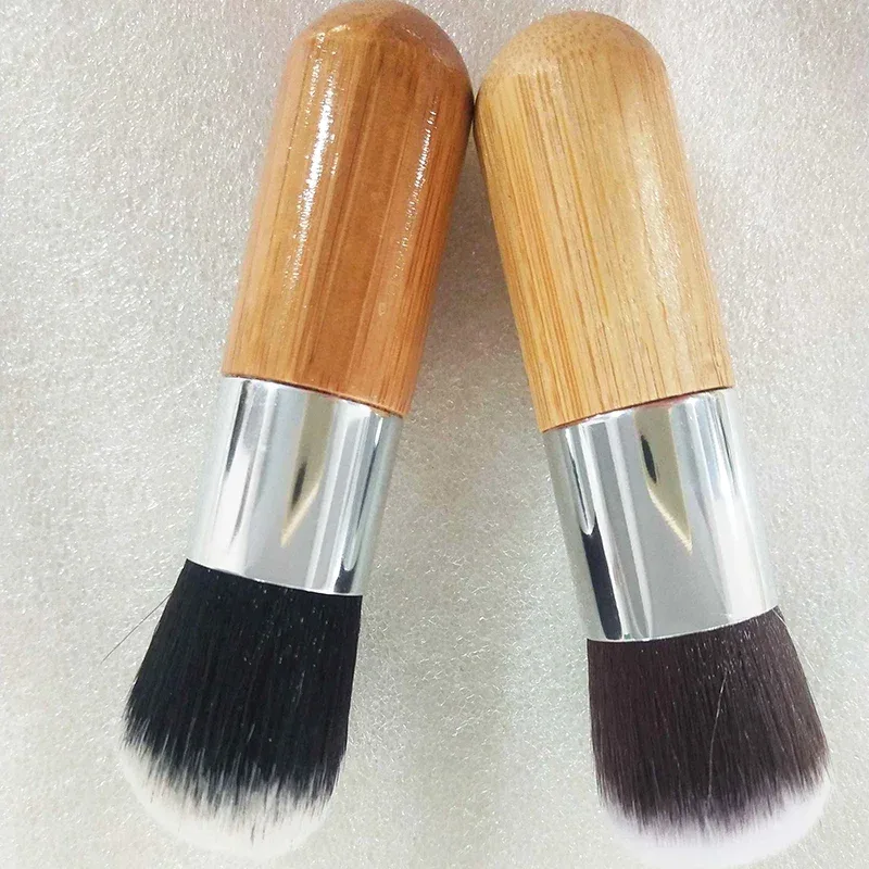 1ks profesionálních štětců na make-up Bamboo Handle Powder Concealer Tekutý make-up Nástroje na kosmetiku Kosmetický štětec — image 6