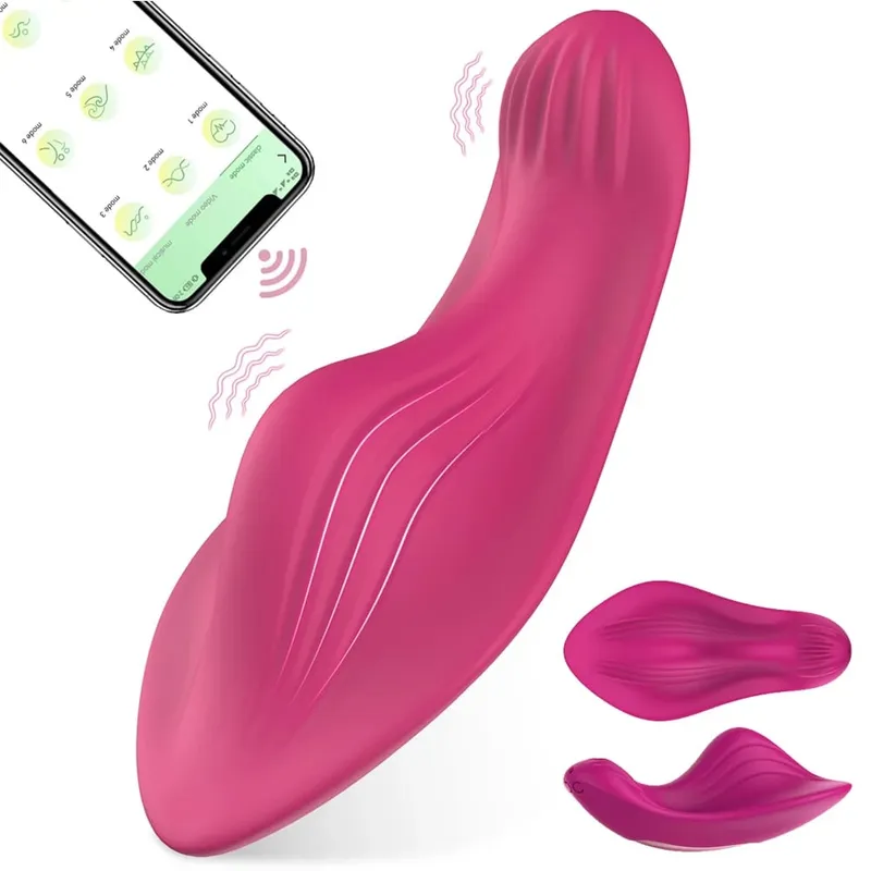 Kawalan APP Vibrator Boleh Dipakai Mini G Spot Faraj Perangsang Klitoris Tukang Urut Telur Bergetar Wanita Mainan Seks Dewasa untuk Pasangan
