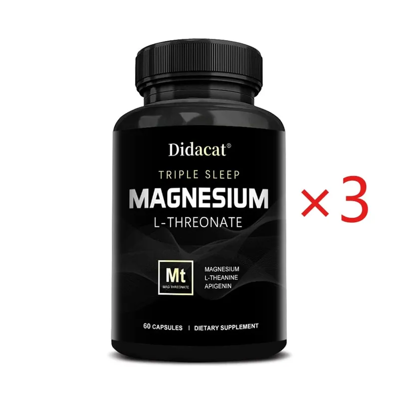 Magnesium L-threonate Capsules - Enhance Concentration Memory Promote Brain Health Improve Sleep Quality Reduces Fatigue — image 10