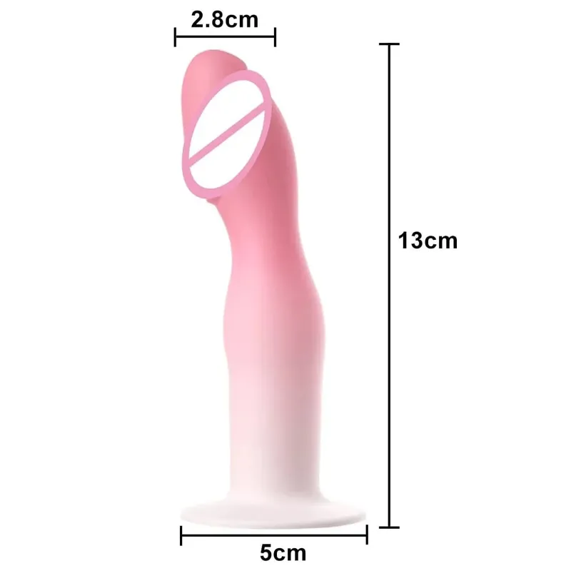 Simulering Dildo G-punkt Anal Stimulering Kvindelig Onani Sugekop Vandtæt prostata massagepind Voksen Sexprodukter — image 9
