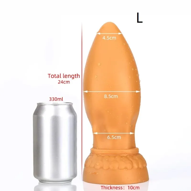 Süper Büyük Sıvı Silikon Anal Plug Büyük Yapay Penis ButtPlug prostat masaj aleti Vajina Anüs Genişleme Seks Oyuncakları Ürün Erkekler Için Eşcinsel