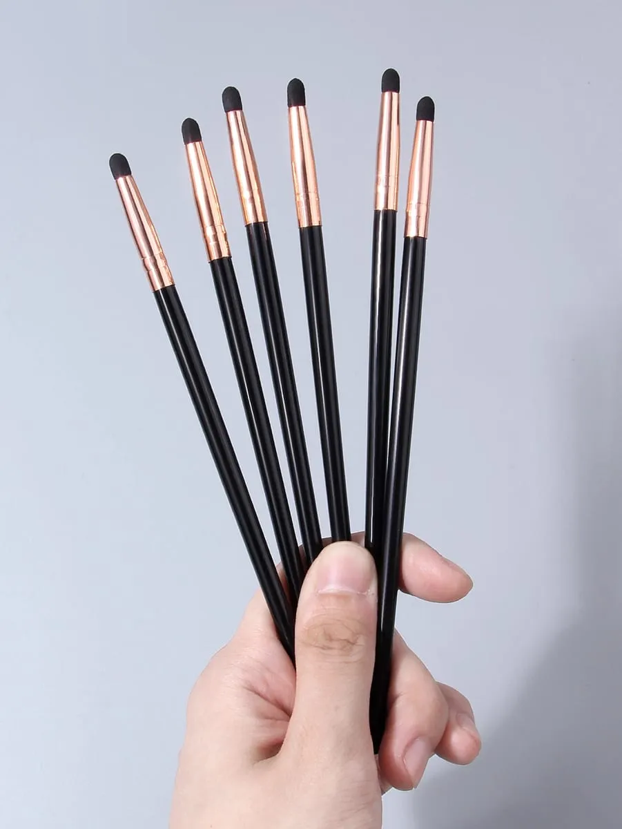 1 szt./6 szt. Gąbka zestaw pędzli do makijażu unisex korektor/cień do powiek/pędzle do doliny łez do makijażu w płynie i kremie idealny prezent kosmetyczny — image 5