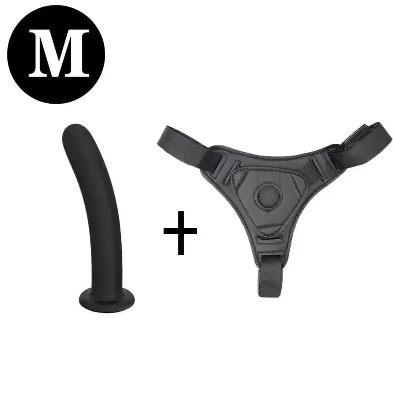 Verstellbares Silikon-Umschnalldildo-Geschirr-Set, S, M, L, Größen, realistische Penishöschen für Frauen, lesbische Paare, G-Punkt, Anal, Vaginal — image 8