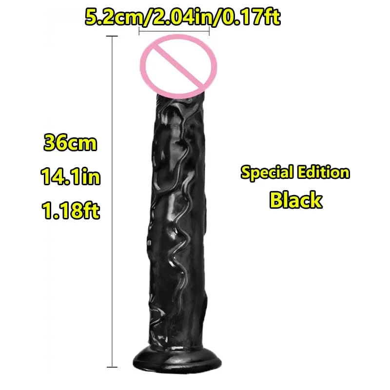 Super Cheap 7 Sizes 5 Colors Realistic Soft Jelly Dildo Suction Cup Adult Sex Toy for Women and Men Vaginal and Anal Masturbator — image 36