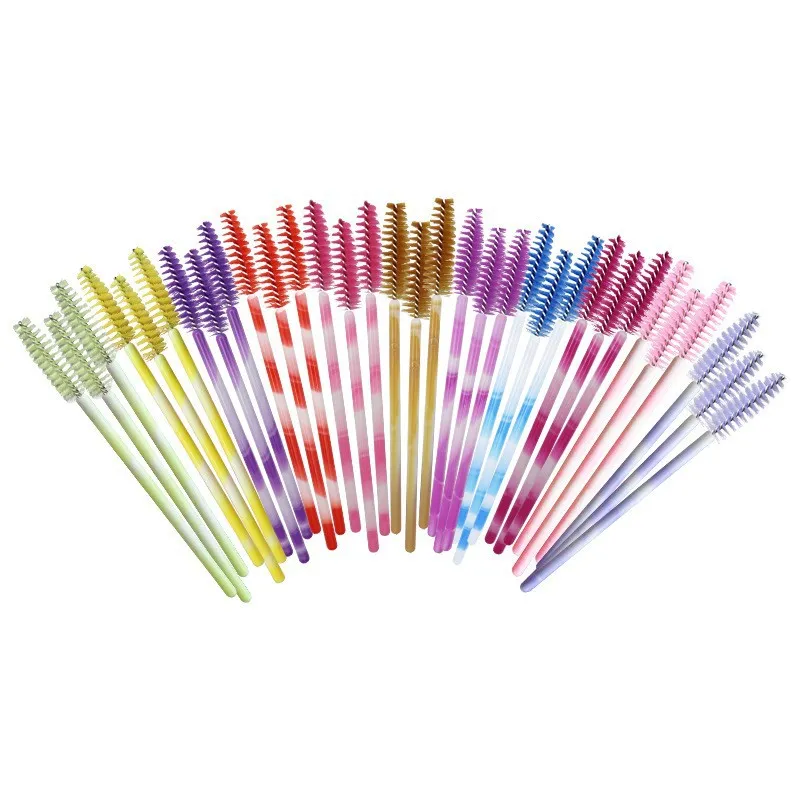 Spazzole per ciglia usa e getta Pennello per sopracciglia Bacchette per mascara Applicatore Strumenti per estensione ciglia cosmetiche Bobine per ciglia per trucco — image 4