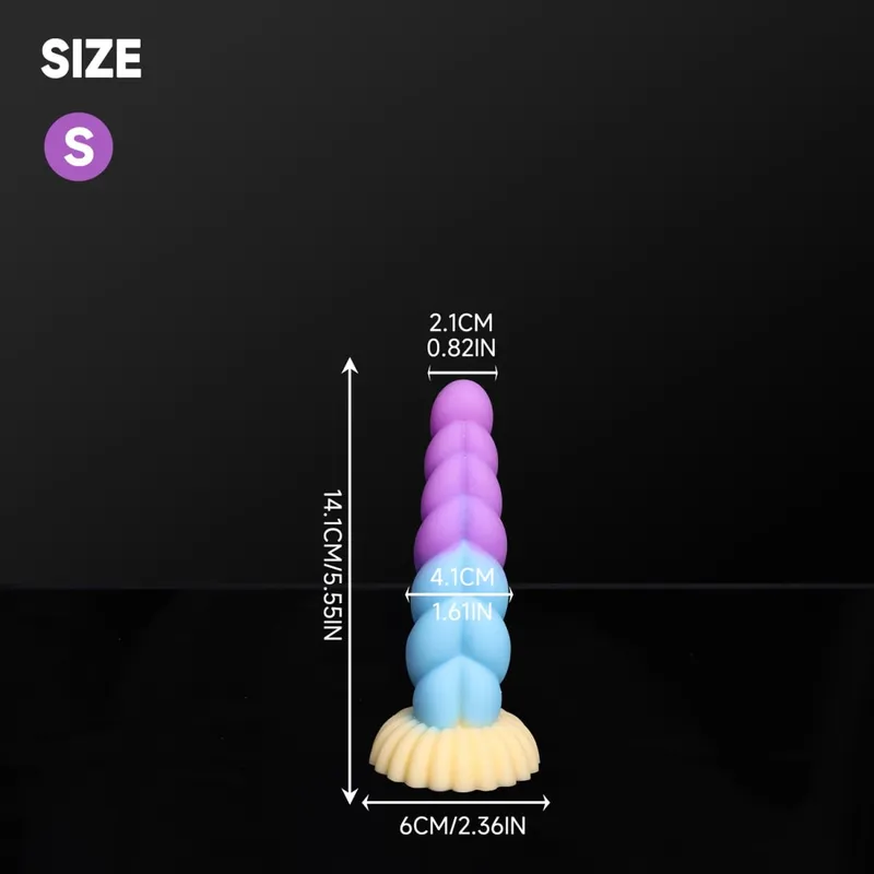แฟนตาซี Anal Plug Dildos ต่อมลูกหมาก Clit G-Point Stimualor ช่องคลอดนวด Butt Plug ซิลิโคนผู้ใหญ่ของเล่นสำหรับสตรีและผู้ชาย — image 8
