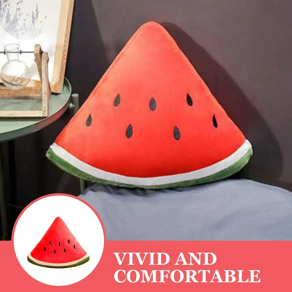 Lovely Watermelon Themed Throw Pillow Soft Supple Home Decor Cushion for Couch Sofa Bedroom Office Car and Living Space — image 3