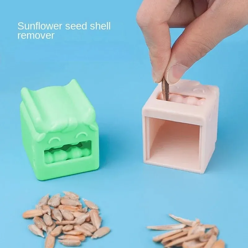 Melonfrøskræller Automatisk afskalningsmaskine Solsikke Melonfrø Lazy Artefact Opener Nøddeknækker Husholdningskøkkentilbehør — image 3