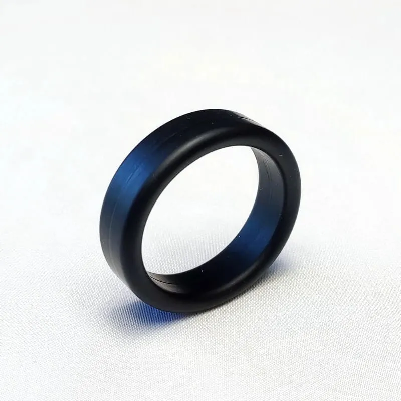 Anello per pene in silicone super morbido Ritardo eiaculazione Palla Scroto Barella Triplo anello per pene Cockring BDSM Giocattoli del sesso per gli uomini — image 8