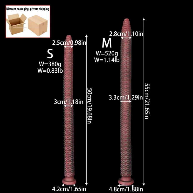 ยาว 55 ซม.ปลั๊กฟักทองDildoลึกAnal Whipนุ่มAnal Plugของเล่นสำหรับผู้ใหญ่Monster Dilator Anal Dildo Stimulatorผลิตภัณฑ์ — image 11