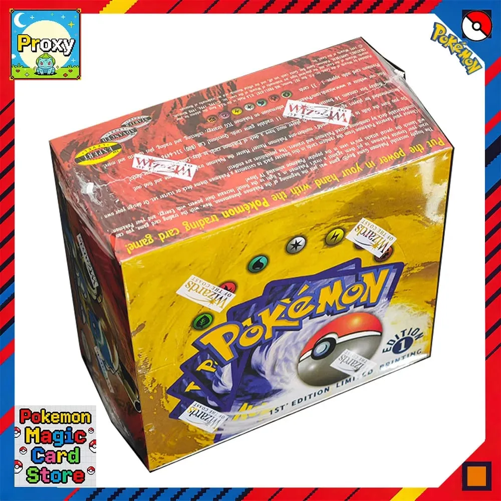Základní sada 1. edice Shadowless Booster Box Karty pokémonů PTCG Proxy Classic Anime Collection Card 1 Set 36 balíčků 1 Pack/11 Card — image 1