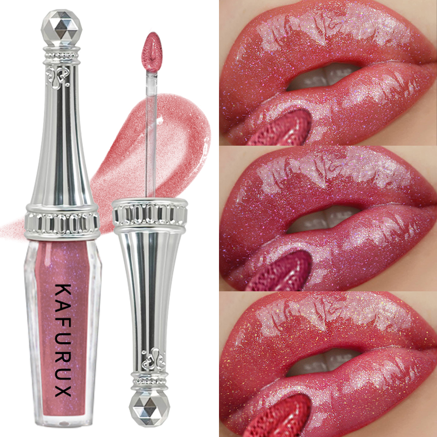 Rouge à lèvres liquide à paillettes, 6 couleurs, brillant, brillant, nacré, teinte hydratante, longue durée, maquillage pour femmes — image 4